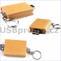 Dřevěná reklamní fleška ve tvaru knihy Dřevěná reklamní fleška ve tvaru knihy