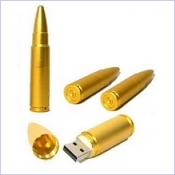 USB flash patrona - fleška ve tvaru náboje