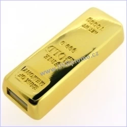 Flash disk - zlatá cihla Flash disk - zlatá cihla