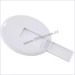 Oválná USB reklamní karta oválná USB reklamní karta