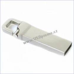Kovová USB fleška s karabinkou